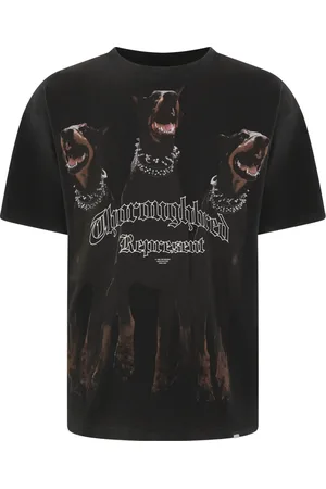 Represent Homme, Tops, Noir, Taille: S T-Shirt Pur-Sang
