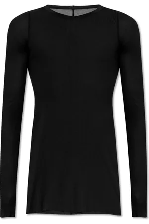 Rick Owens Homme, Tops, Noir, Taille: L Level T T-shirt