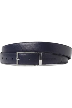 Emporio Armani Homme, Accessoires, Bleu, Taille: ONE Size Ceintures Bleues pour Tenues Élégantes