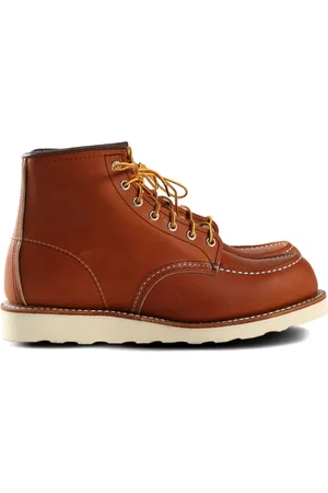 Red Wing Homme, Chaussures, Brun, Taille: 40 EU Bottes Marron Bouton Design Élégant