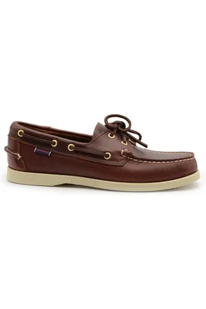 SEBAGO Homme, Chaussures, Brun, Taille: 41 1/2 EU Mocassins en cuir