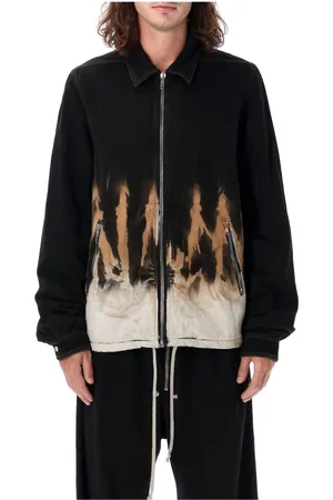 Rick Owens Homme, Vestes, Noir, Taille: L Veste Zippée Flames