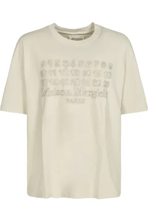 Maison Margiela Homme, Tops, Blanc, Taille: S Collection de T-shirts et Polos élégants