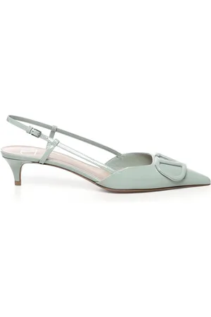VALENTINO GARAVANI Femme, Chaussures, Vert, Taille: 38 EU Escarpins en Vernis Morning Dew