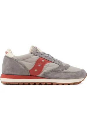 Saucony Homme, Chaussures, Gris, Taille: 45 EU Baskets Grises à Semelle Ondulée
