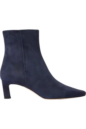 Scarosso Femme, Chaussures, Bleu, Taille: 39 1/2 EU Bottines à Cheville en Daim Bleu « Kitty »