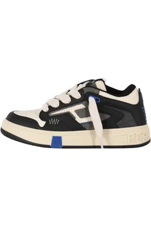 Represent Homme, Chaussures, Noir, Taille: 41 EU Baskets en cuir avec empiècements en nylon