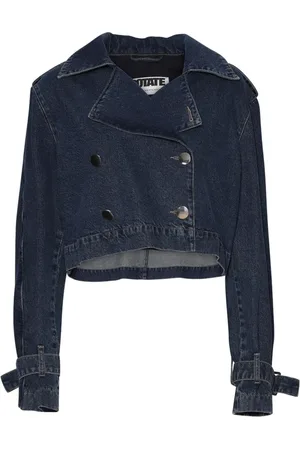 ROTATE Femme, Vestes, Bleu, Taille: 40 FR Loretta Denim Jacket
