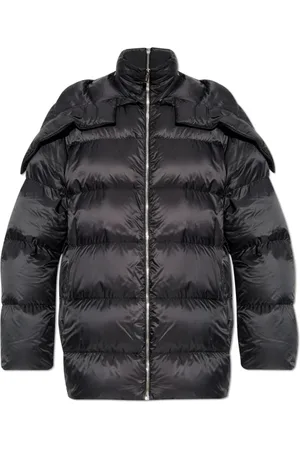 Rick Owens Unisex, Vestes, Noir, Taille: M Doudoune Noire