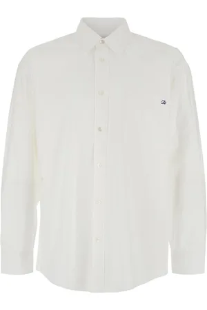 DUNST Femme, Blouses et Chemises, Blanc, Taille: 40 FR Chemise Blanche Oversize Unisexe