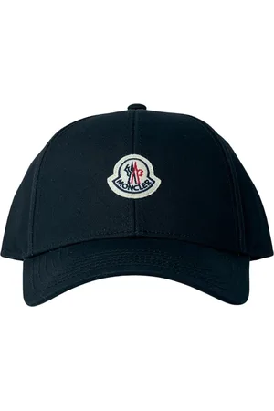 Moncler Homme, Accessoires, Noir, Taille: ONE Size Casquette de Baseball en Sergé de Coton