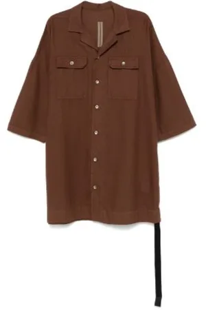 Rick Owens Femme, Blouses et Chemises, Brun, Taille: 40 FR Chemise Décontractée Tommy