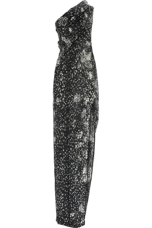 Rick Owens Femme, Robes, Noir, Taille: 40 FR Robe asymétrique à fentes