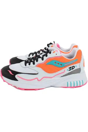 Saucony Homme, Chaussures, Blanc, Taille: 46 EU Baskets 3D Grid Hurricane