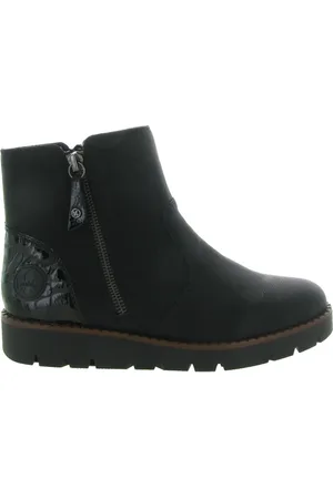 Rieker Femme, Chaussures, Noir, Taille: 37 EU Bottines Kaki