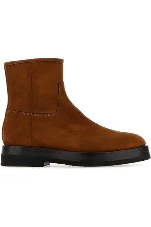 santoni Homme, Chaussures, Brun, Taille: 39 EU Bottines Caramel en Daim