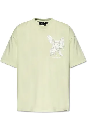 Represent Homme, Tops, Vert, Taille: S T-Shirt Élégance En Mouvement