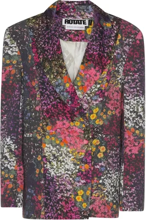 ROTATE Femme, Vestes, Multicolore, Taille: 42 FR Blazer Frejdias