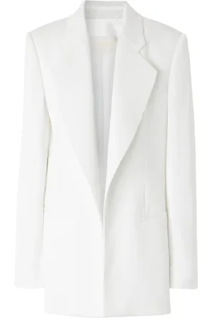GENNY Femme, Vestes, Blanc, Taille: 36 FR Blazer blanc chic superposition