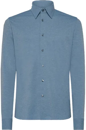 RRD Homme, Chemises, Bleu, Taille: L Oxford Jacquard Shirt A23
