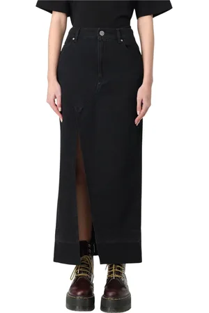 Pinko Femme, Jupes, Noir, Taille: 34 FR Jupe en Denim avec Style Cairo