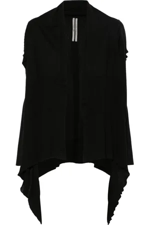 Rick Owens Femme, Pulls, Noir, Taille: 38 FR Pull en laine nouée