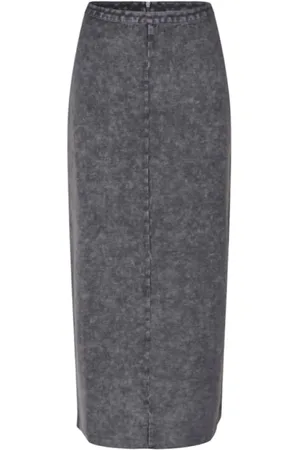 Samsøe Samsøe Femme, Jupes, Gris, Taille: 40 FR Maxi Jupe en Jersey