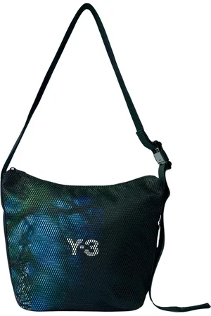 Y-3 Homme, Sacs, Noir, Taille: ONE Size Sac Bandoulière avec Superposition en Maille et Logo