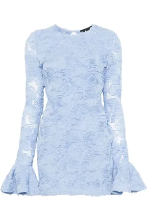 ROTATE Femme, Robes, Bleu, Taille: 42 FR Robe Bleu Ciel