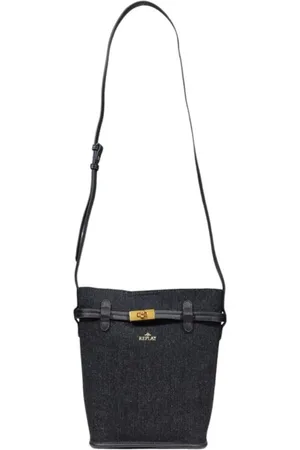 Replay Femme, Sacs, Noir, Taille: ONE Size Sac à main noir en coton
