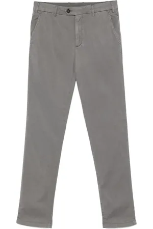 CANALI Homme, Pantalons, Gris, Taille: XL Pantalon en Lyocell et Coton avec Poches