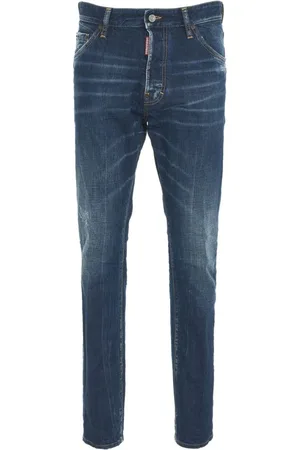 Dsquared2 Homme, Jeans, Bleu, Taille: M Jean Slim Fit Bleu Déchiré