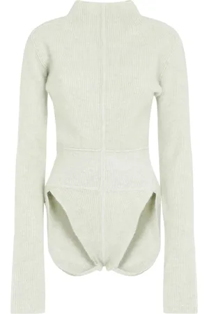 Rick Owens Femme, Tops, Vert, Taille: 40 FR Headon Bodysuit