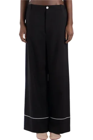 Marni Femme, Pantalons, Noir, Taille: 36 FR Pantalon en laine noire
