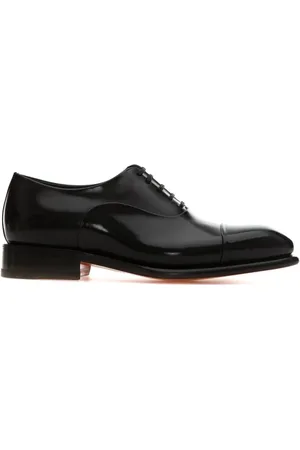 santoni Homme, Chaussures, Noir, Taille: 40 1/2 EU Chaussures Oxford Classiques