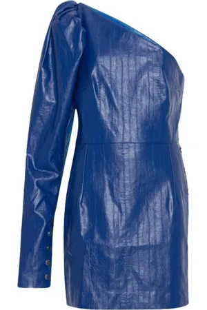 ROTATE Femme, Robes, Bleu, Taille: 42 FR Robe asymétrique