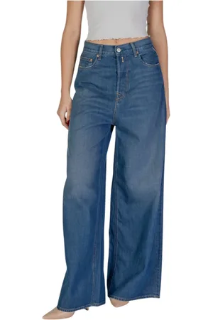 Replay Femme, Jeans, Bleu, Taille: W26 L30 Wide Jeans