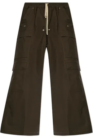 Rick Owens Homme, Pantalons, Brun, Taille: L Cargobelas Pantalon en Popeline de Coton Lourd