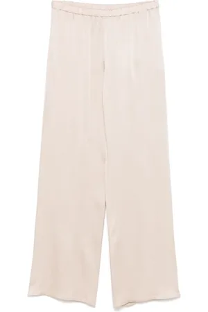 ANTONELLI Femme, Pantalons, Rose, Taille: 42 FR Pantalon Rose à Taille Élastique