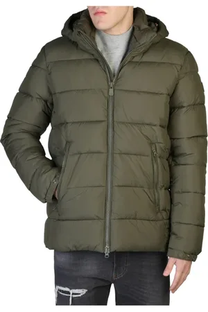 save the duck Homme, Vestes, Vert, Taille: S Blouson aviateur zippé