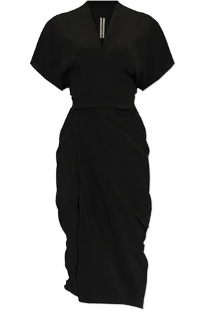 Rick Owens Femme, Robes, Noir, Taille: 36 FR Robe Portefeuille