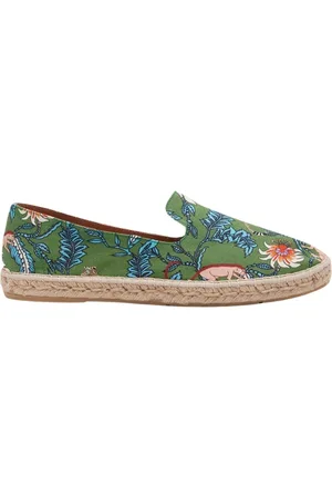 PENINSULA Homme, Chaussures, Vert, Taille: 41 EU Espadrilles en Lin Faites Main