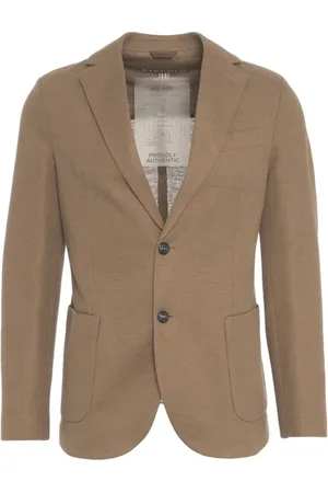 Circolo Homme, Vestes, Brun, Taille: L Blazer Marron Easy Jacket