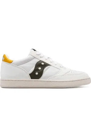 Saucony Homme, Chaussures, Blanc, Taille: 44 EU Baskets en Cuir Premium