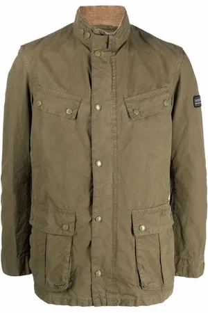 Barbour Homme, Vestes, Vert, Taille: M Manteau vert matelassé avec poches boutonnées