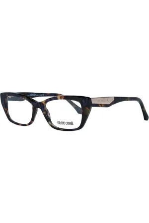 Roberto Cavalli Femme, Accessoires, Brun, Taille: ONE Size Monture de Lunettes Femme en Plastique Marron