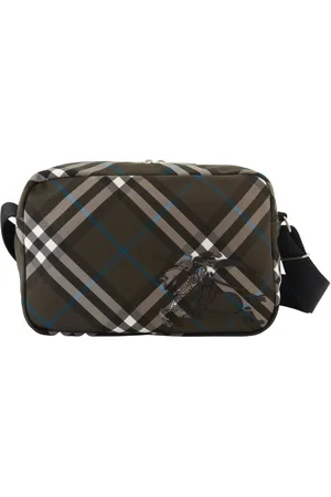 Burberry Homme, Sacs, Brun, Taille: ONE Size Sac bandoulière à carreaux