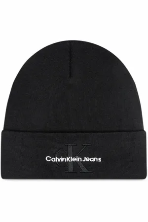 Calvin Klein Homme, Accessoires, Noir, Taille: ONE Size Casquette de Baseball en Coton Noir