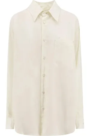 LEMAIRE Femme, Blouses et Chemises, Blanc, Taille: 40 FR Haut élégant blanc à manches longues