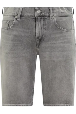7 for all Mankind Homme, Shorts, Gris, Taille: W33 Shorts Réguliers Spin pour Homme